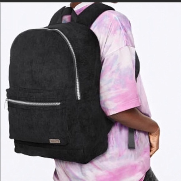 NWT PINK Corduroy LARGE Backpack Retails $55.00 main image 5
